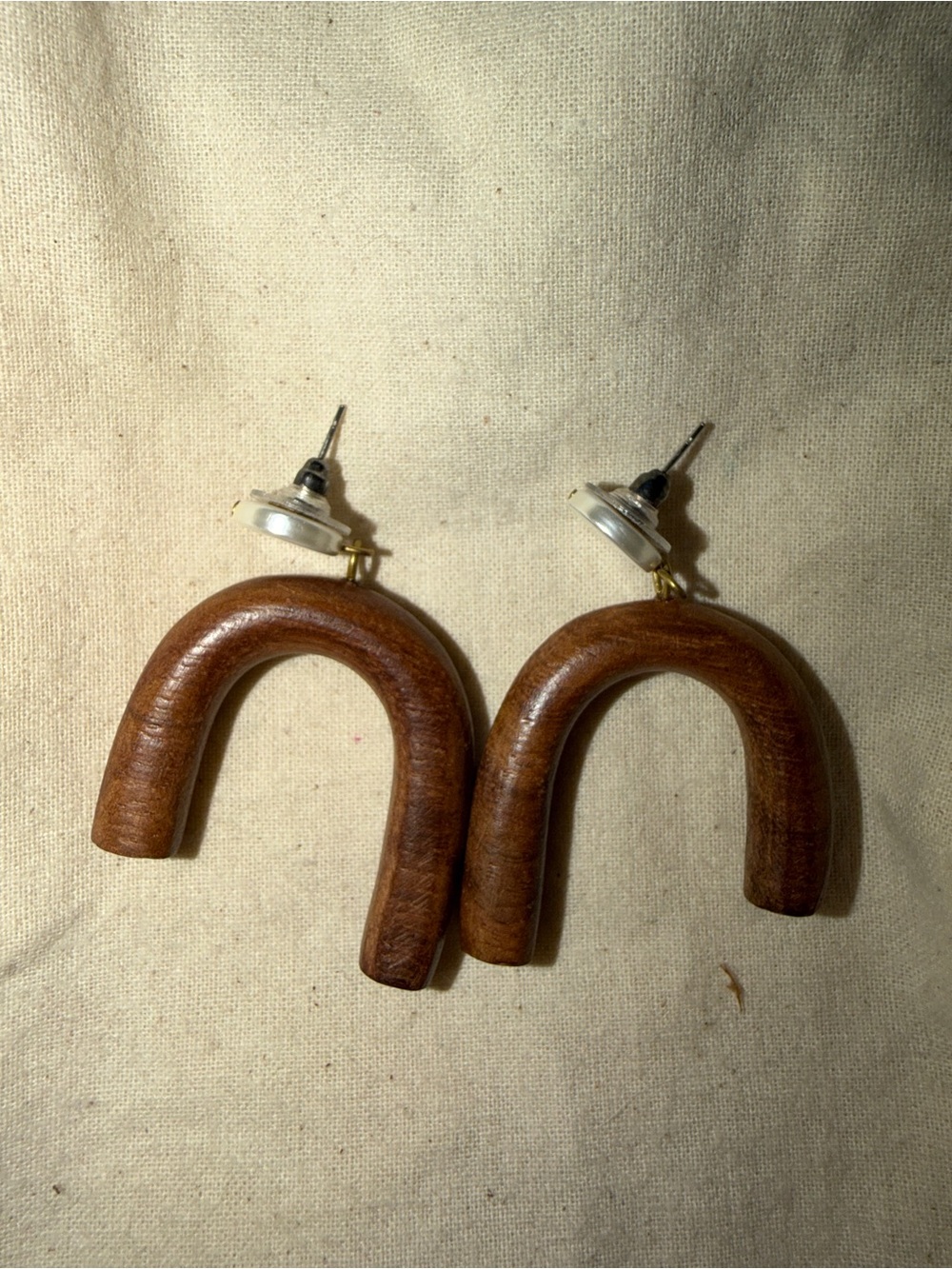 Noonday Collection Wooden Arch Drop Earrings - Brown